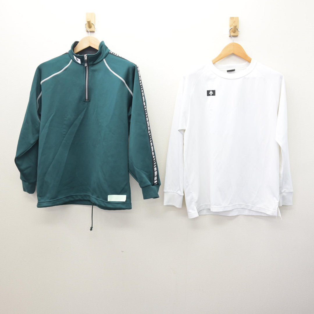 中古】熊本県 御船高等学校 女子制服 2点 (ジャージ 上・体操服 上