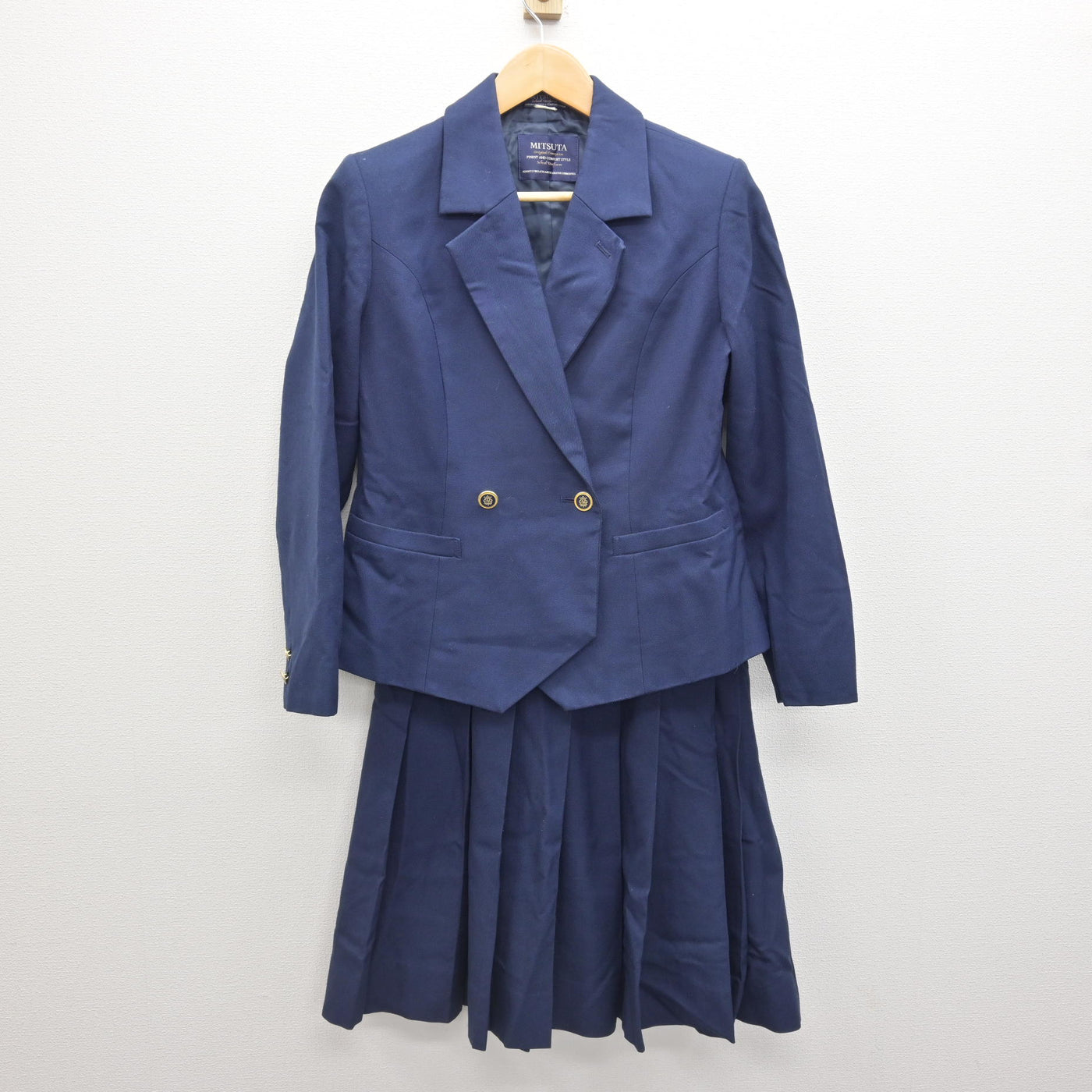 高校 制服 ブレザー スカート 本物 中古】熊本県 熊本農業高等学校 女子制服 3点 (ブレザー・スカート