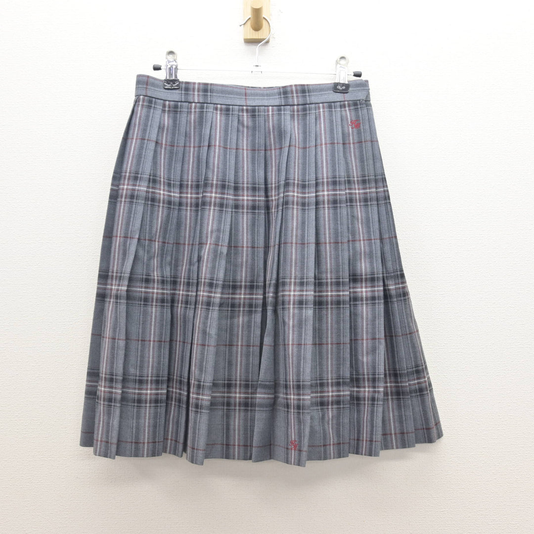 中古】東京都 東村山高等学校 女子制服 5点 (ブレザー・スカート