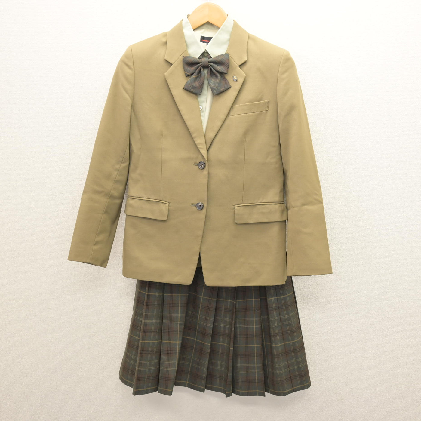 中古】群馬県 高崎経済大学附属高等学校 女子制服 5点 (ブレザー 