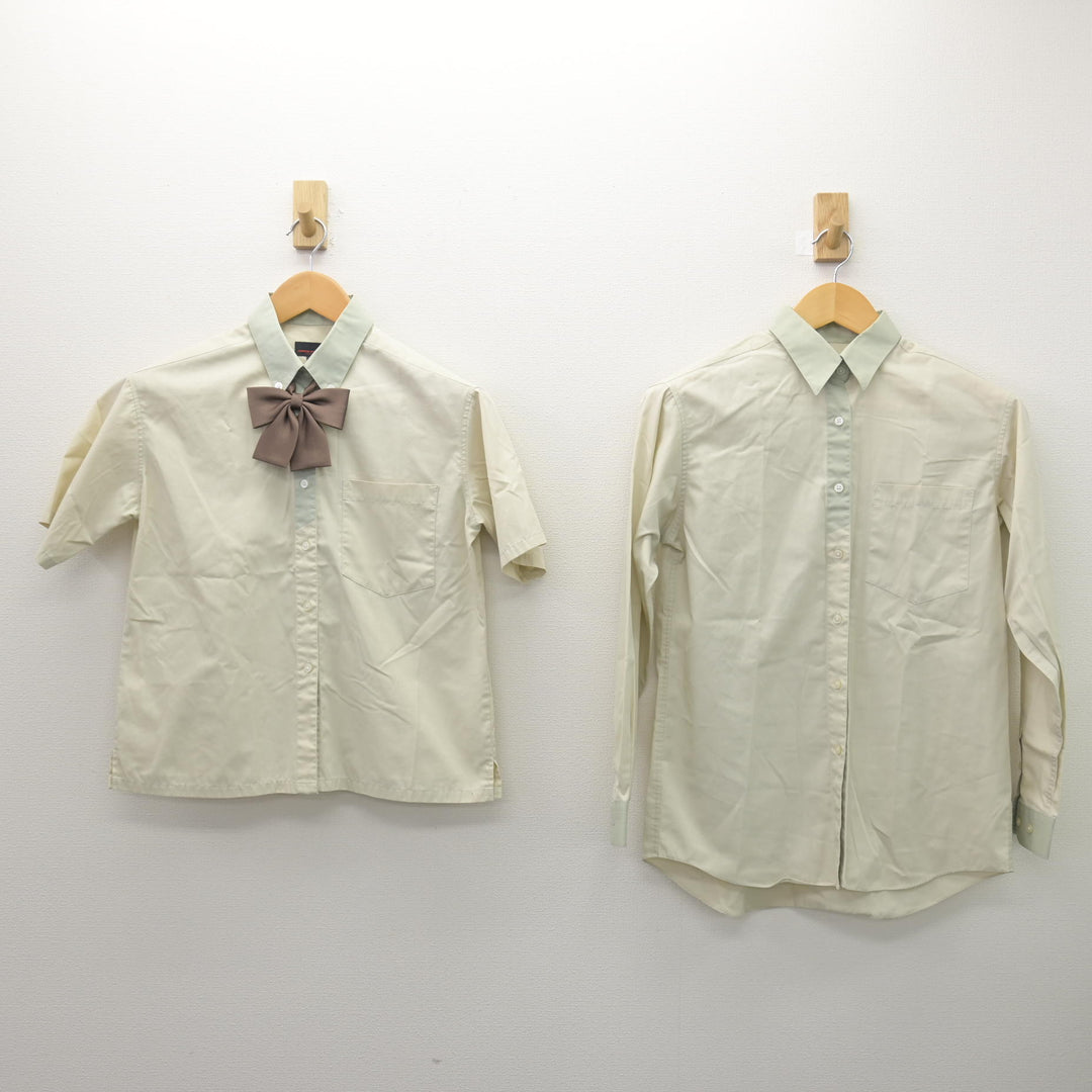 中古】群馬県 高崎経済大学附属高等学校 女子制服 4点 (シャツ・シャツ