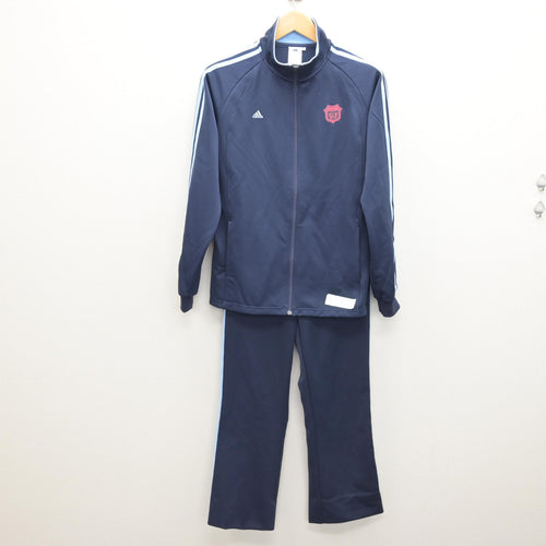中古】埼玉県 越谷市立新栄中学校 女子制服 3点 (ジャージ 上