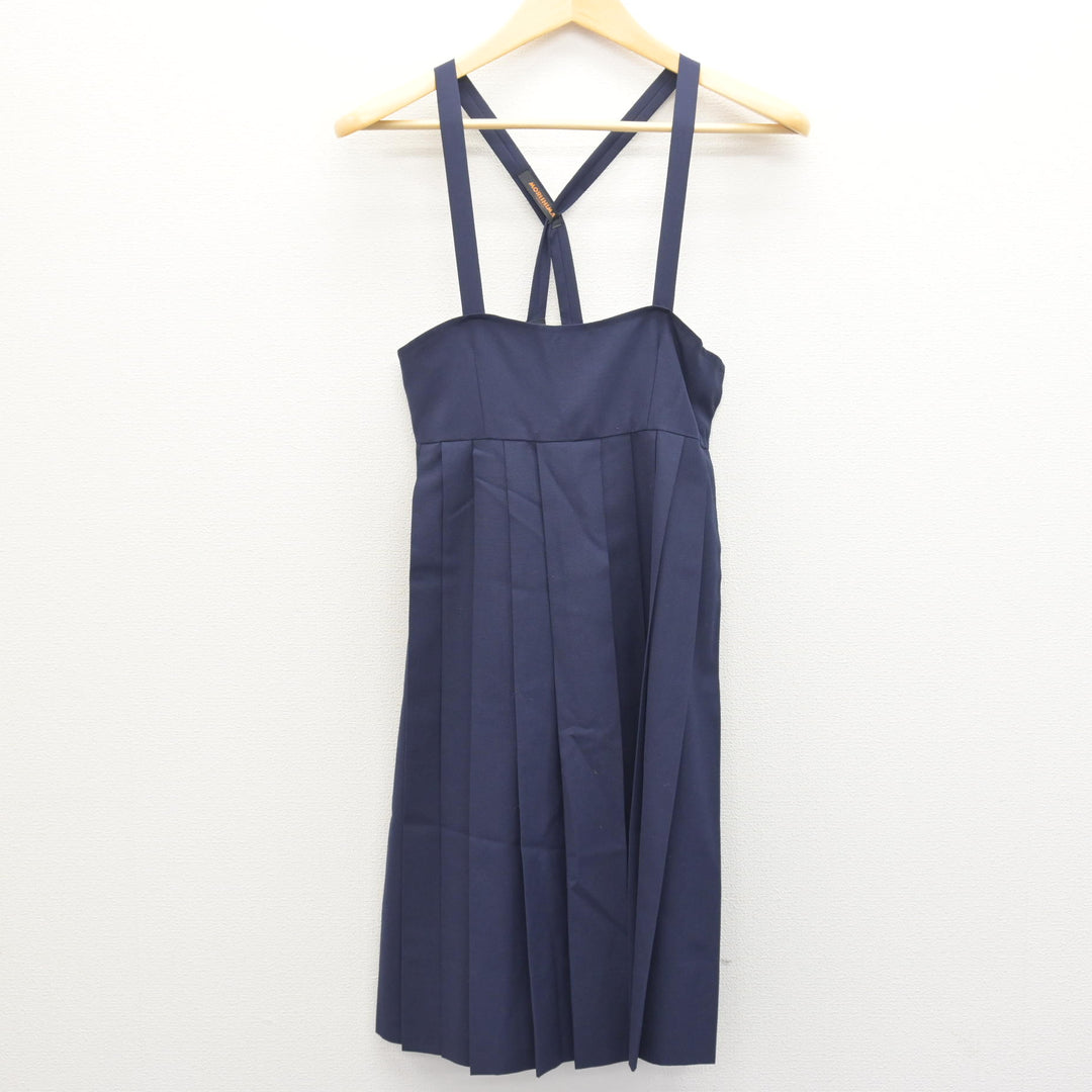 中古】福岡県 福岡教育大学附属福岡中学校 女子制服 2点 (セーラー服