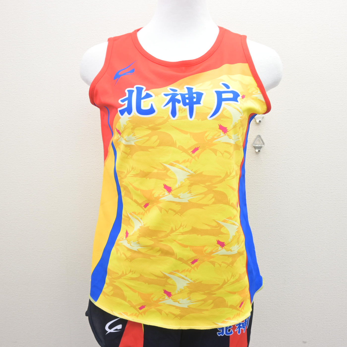 中古】兵庫県 北神戸中学校/陸上部ユニフォーム 女子制服 3点 (部活 