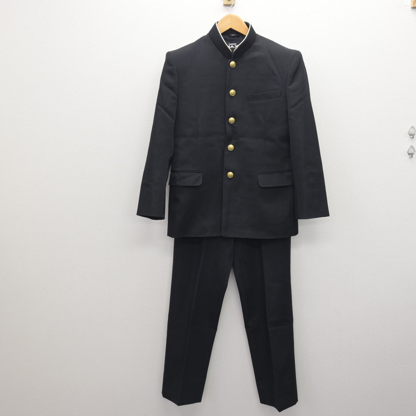 中古】秋田県 秋田南高等学校・中等部 男子制服 3点 (学ラン・ズボン 