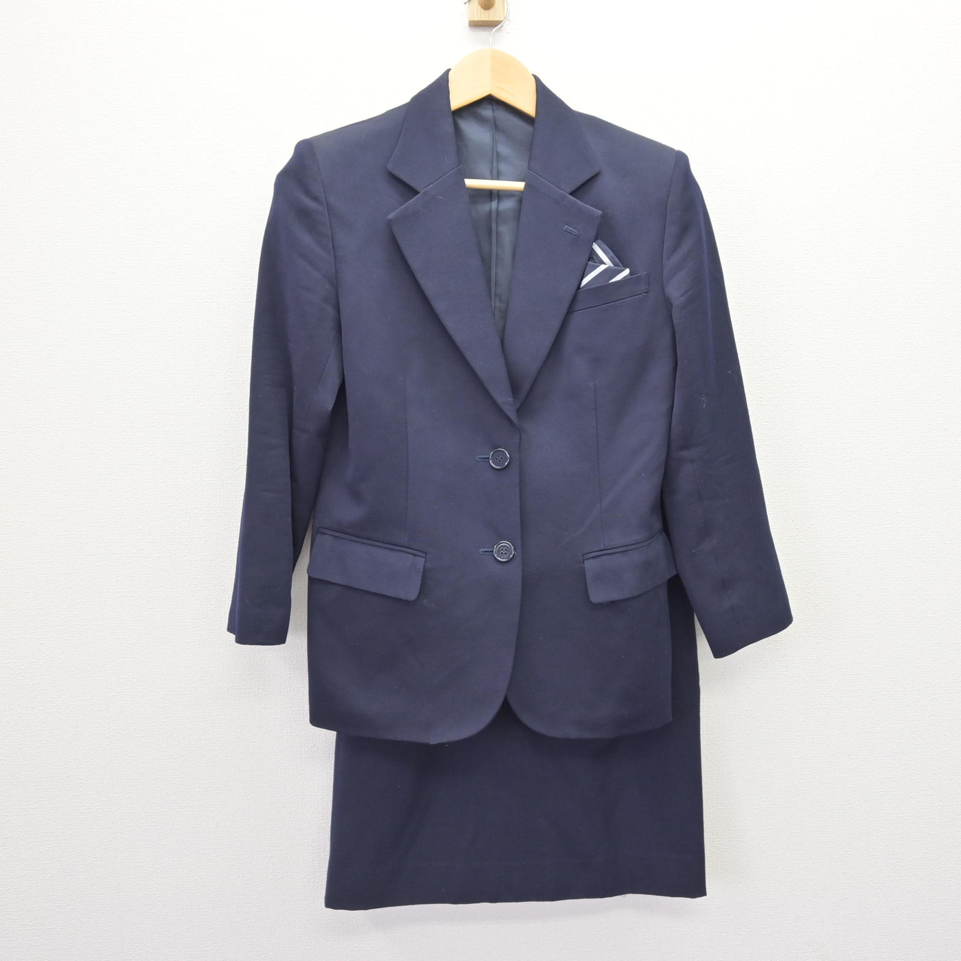 中古】広島県 安田女子大学 女子制服 2点 (ブレザー・スカート
