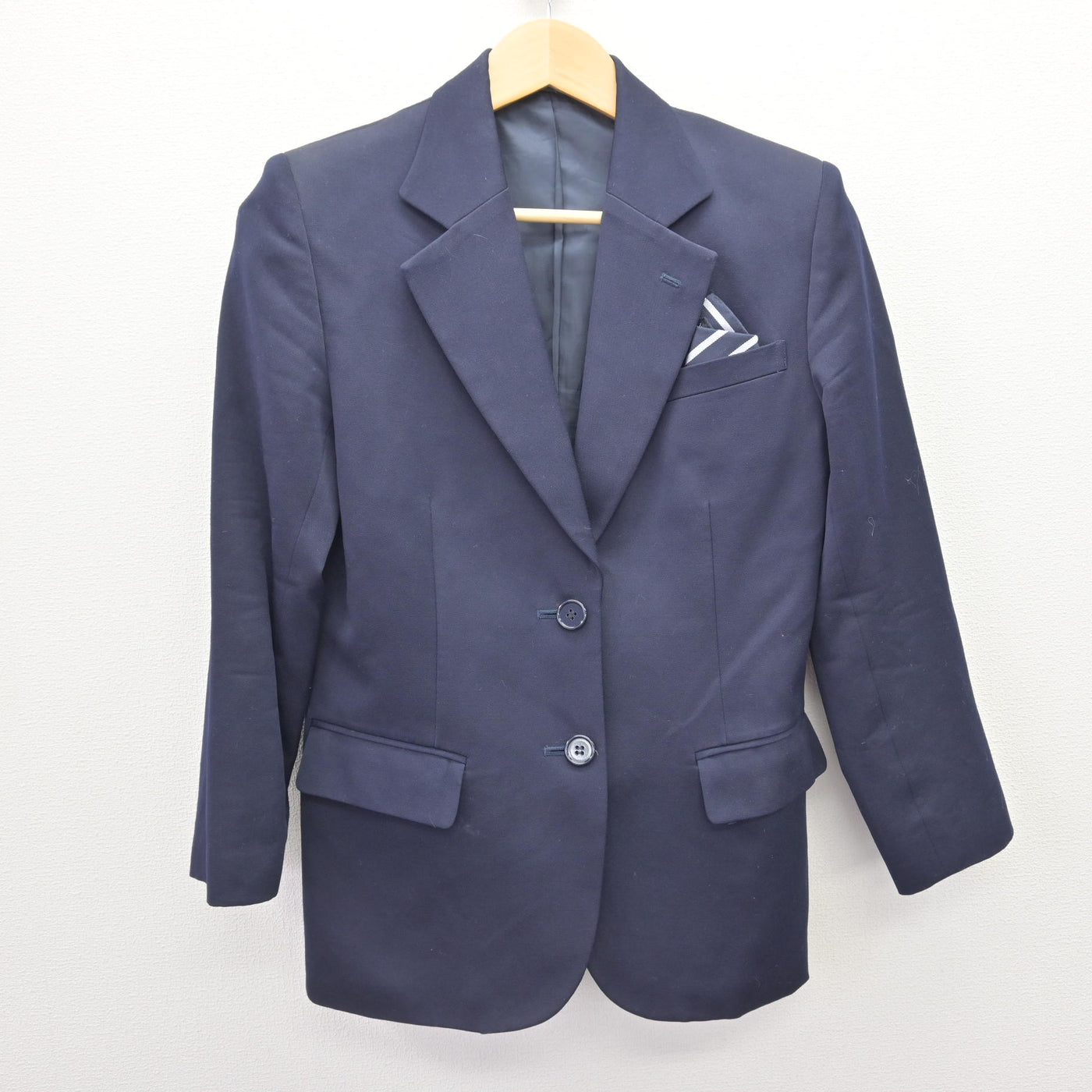 中古】広島県 安田女子大学 女子制服 2点 (ブレザー・スカート 