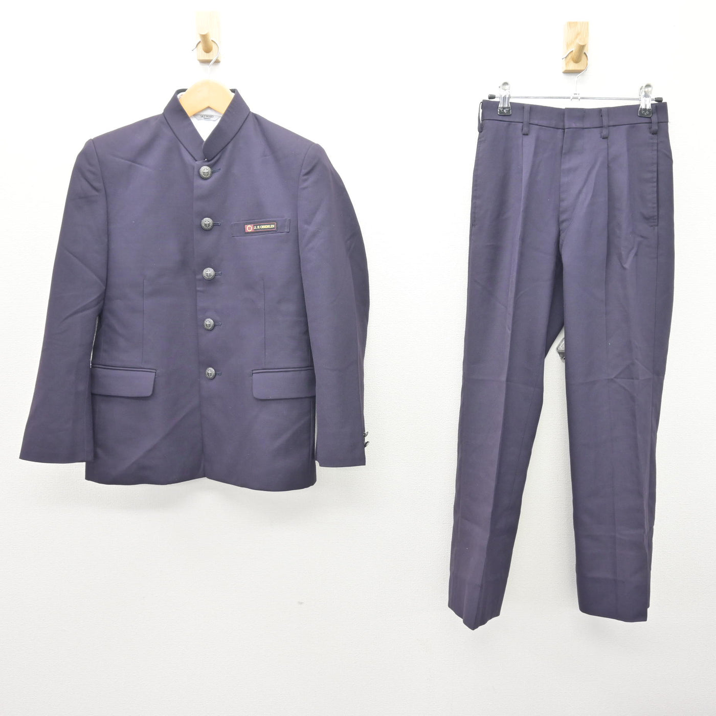 中古】東京都 桜美林中学校・高等学校 男子制服 3点 (学ラン・シャツ 