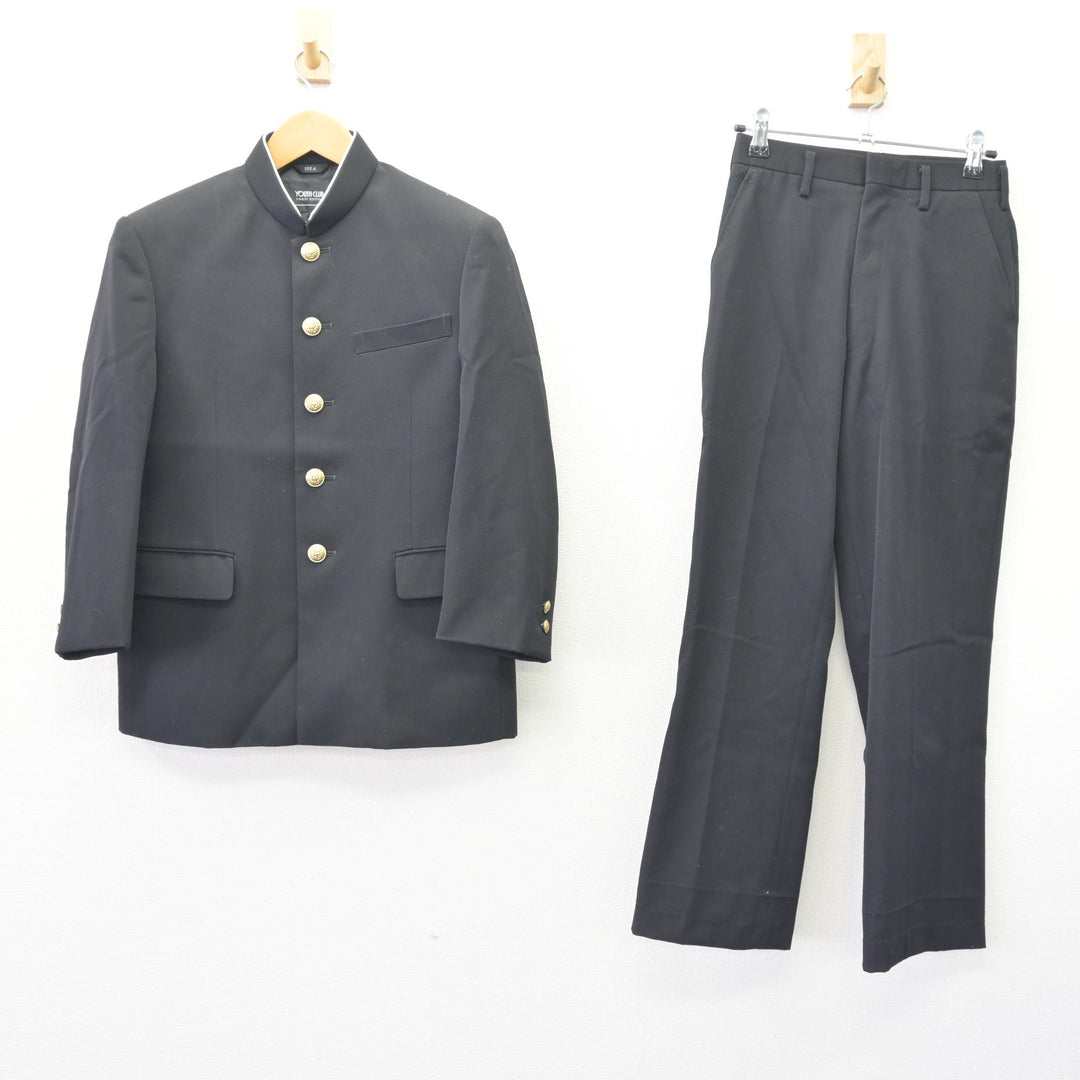 中古】大阪府 貝掛中学校 男子制服 3点 (学ラン・ズボン・ズボン 