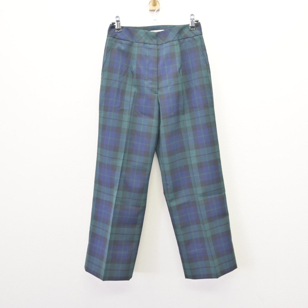 中古】和歌山県 和歌山信愛中学校 女子制服 2点 (シャツ・ズボン