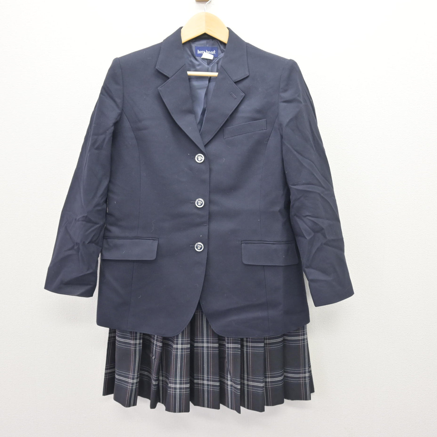 中古】 成美学園高等部/旧制服 女子制服 3点 (ブレザー・スカート