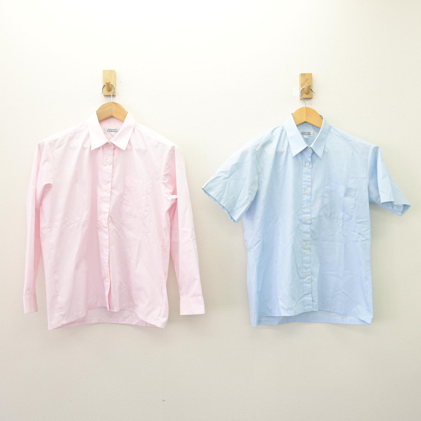 中古】岡山県 倉敷翔南高等学校 女子制服 2点 (シャツ) sf125381