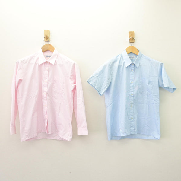 中古】岡山県 倉敷翔南高等学校 女子制服 2点 (シャツ) sf125381