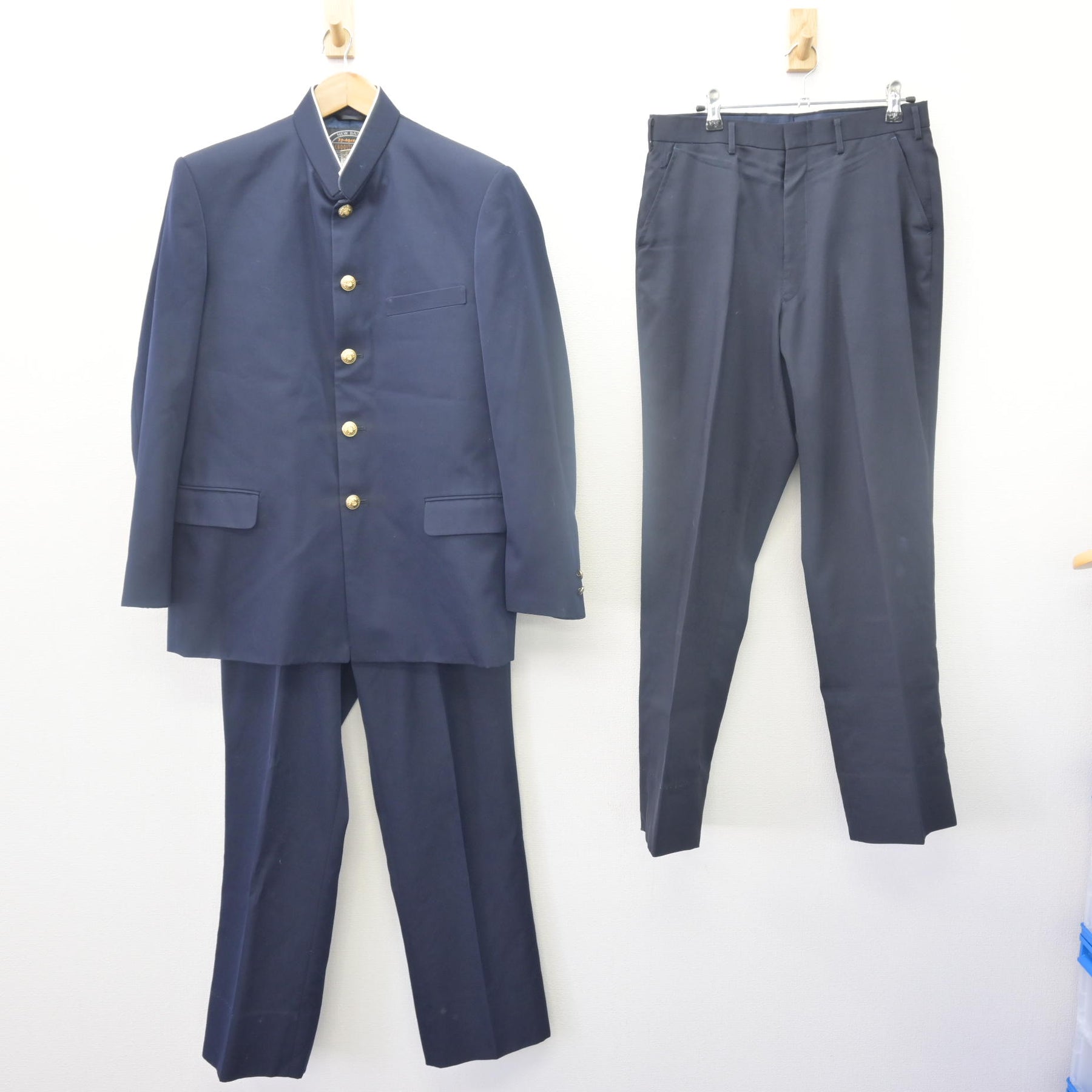 中古】兵庫県 報徳学園中学校・高等学校 男子制服 3点 (学ラン・ズボン