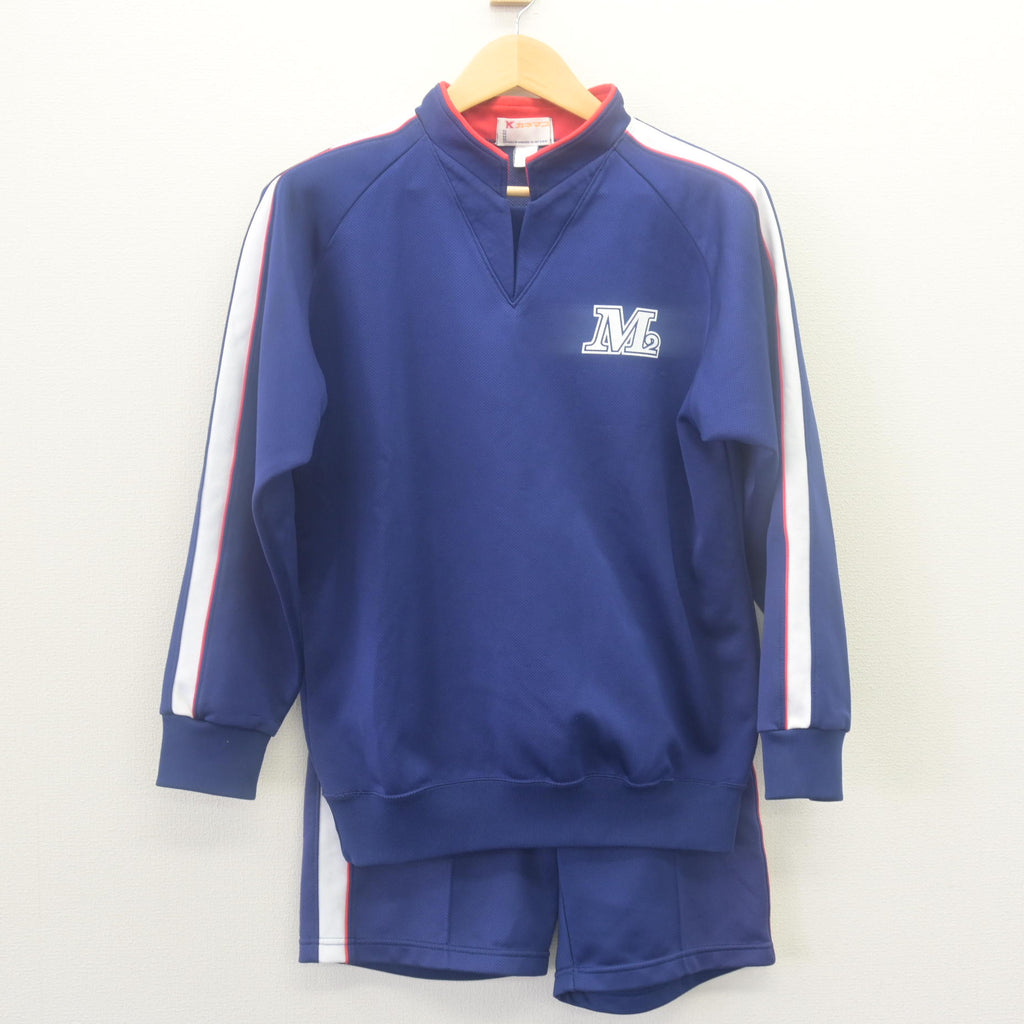 中古】埼玉県 松伏第二中学校 女子制服 3点 (ジャージ 上・体操服 上