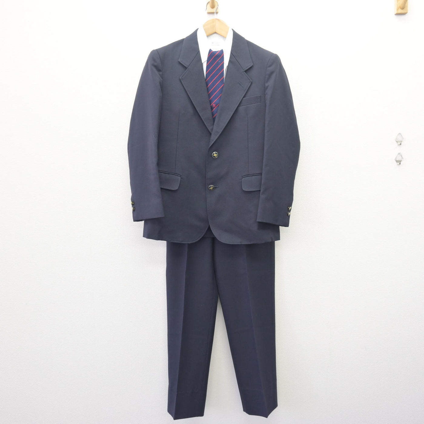 中古】奈良県 西大和学園中学校・高等学校 男子制服 4点 (ブレザー