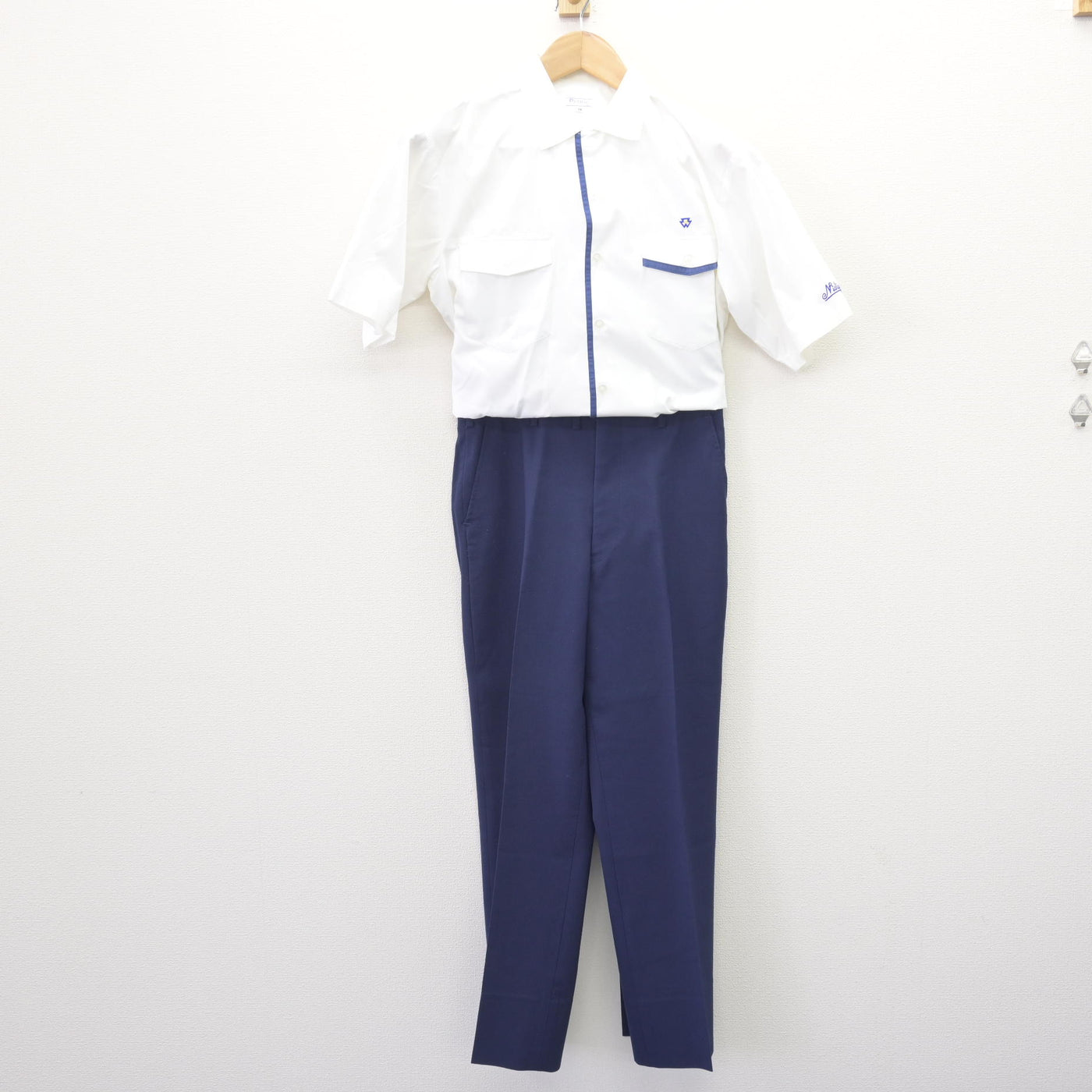 中古】奈良県 西大和学園中学校・高等学校 男子制服 2点 (シャツ