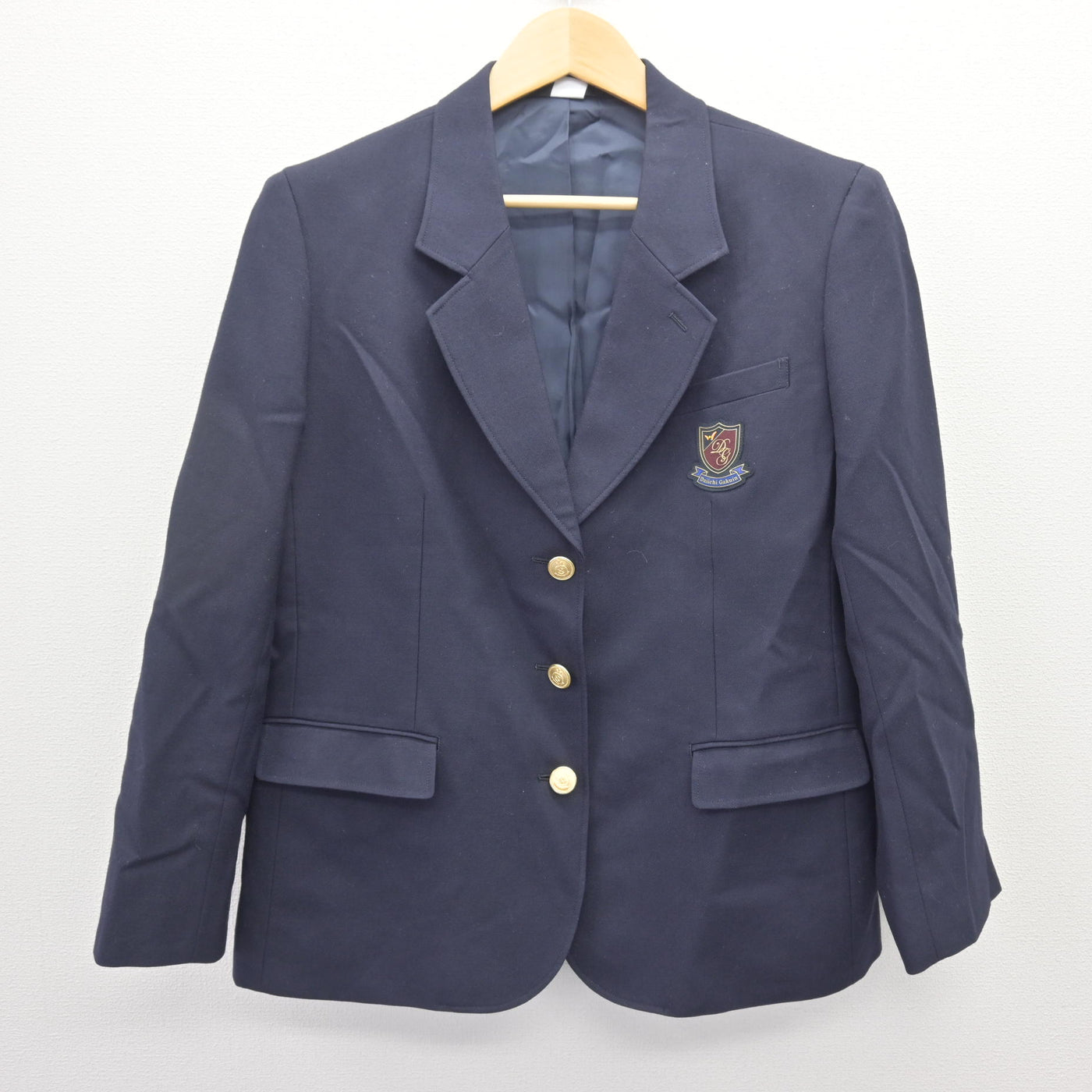 中古】福岡県 第一学院高等学校 女子制服 3点 (ブレザー・スカート 
