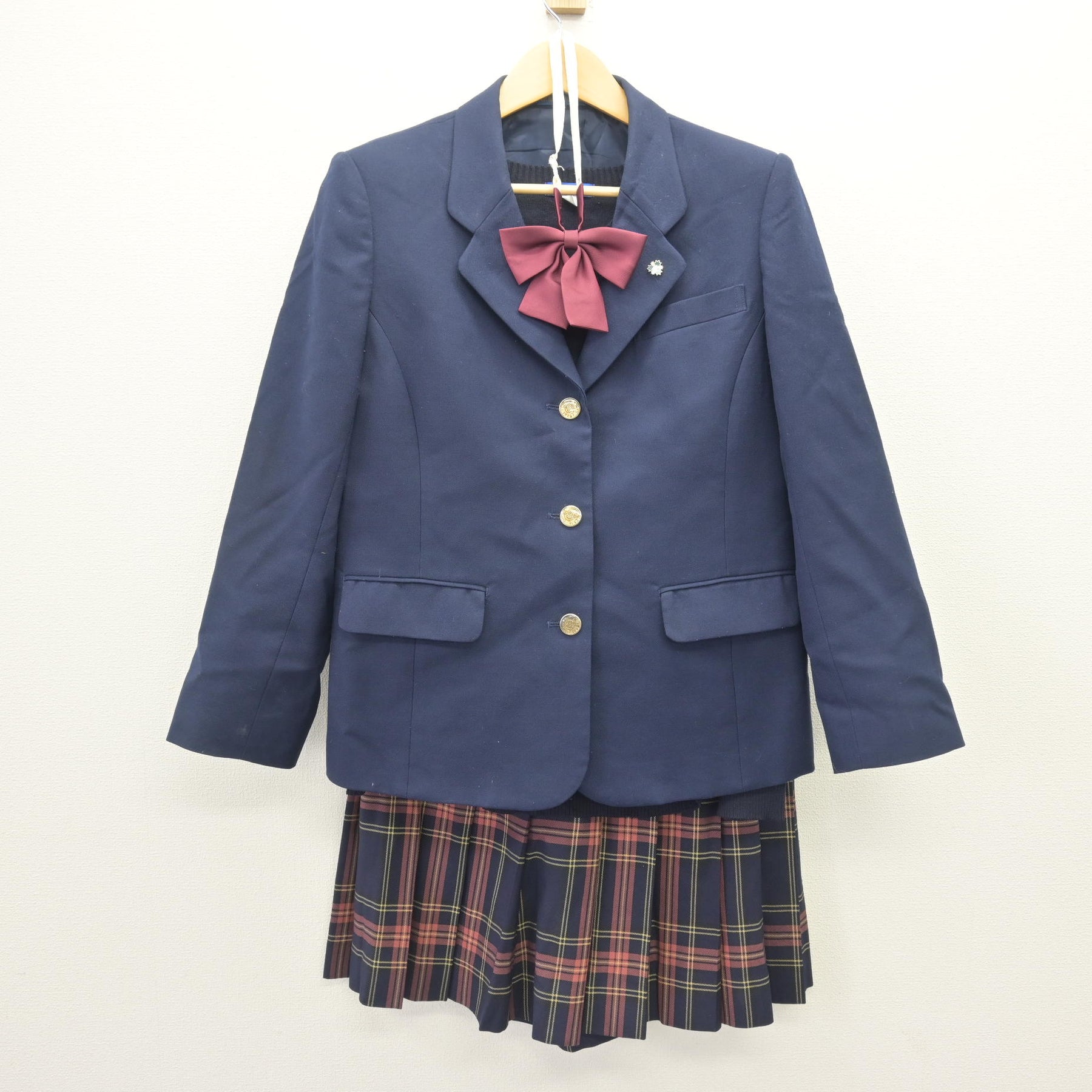 中古】山梨県 甲府城西高等学校/旧制服 女子制服 5点 (ブレザー 