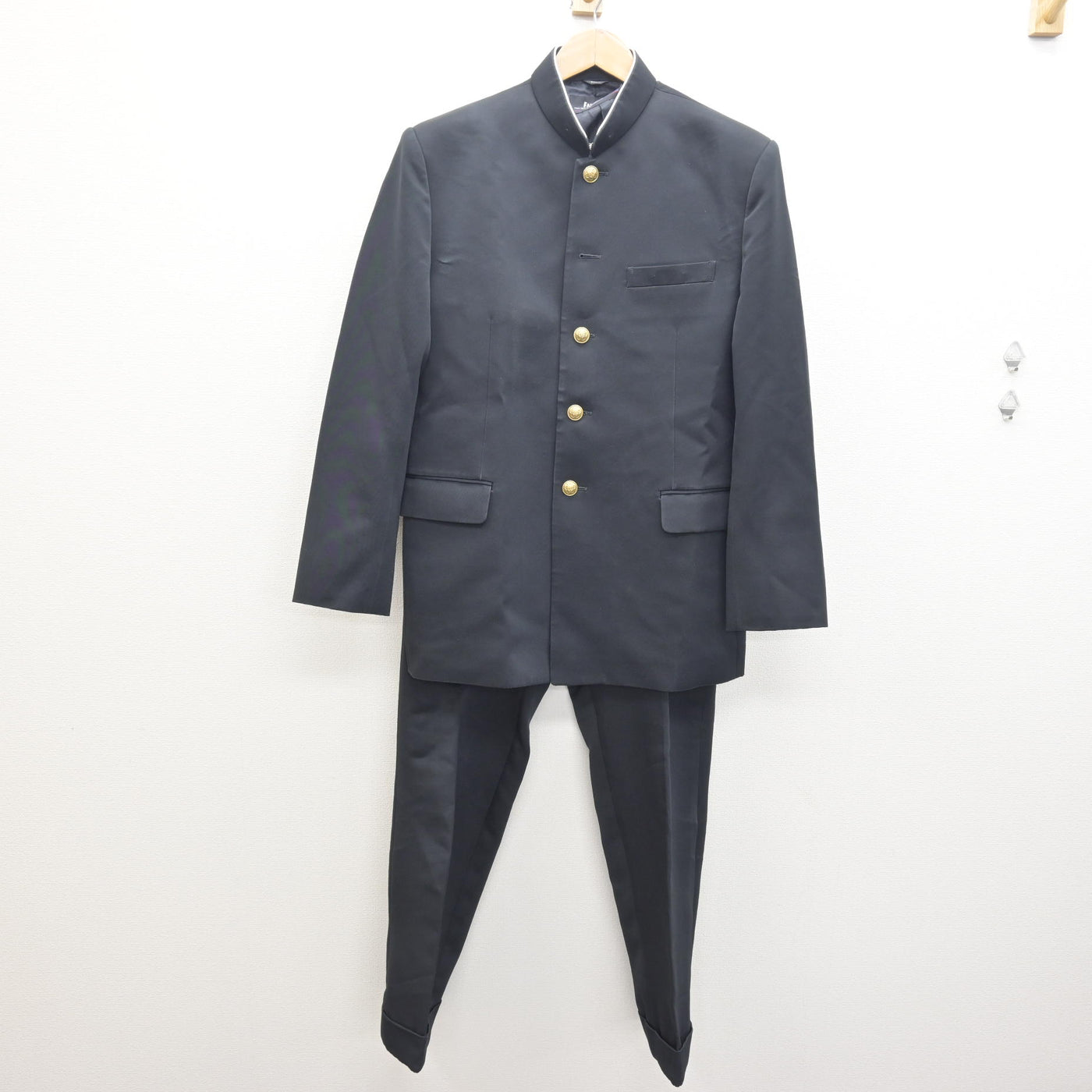 中古】奈良県 御所中学校 男子制服 2点 (学ラン・ズボン) sf125714 