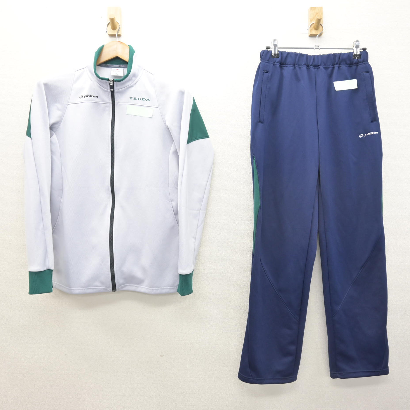 中古】三重県 津田学園高等学校 女子制服 2点 (ジャージ 上・ジャージ