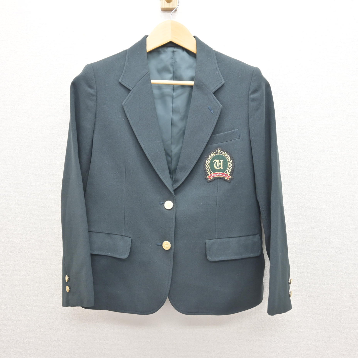 中古】山梨県 上野原高等学校 女子制服 2点 (ブレザー・スカート 