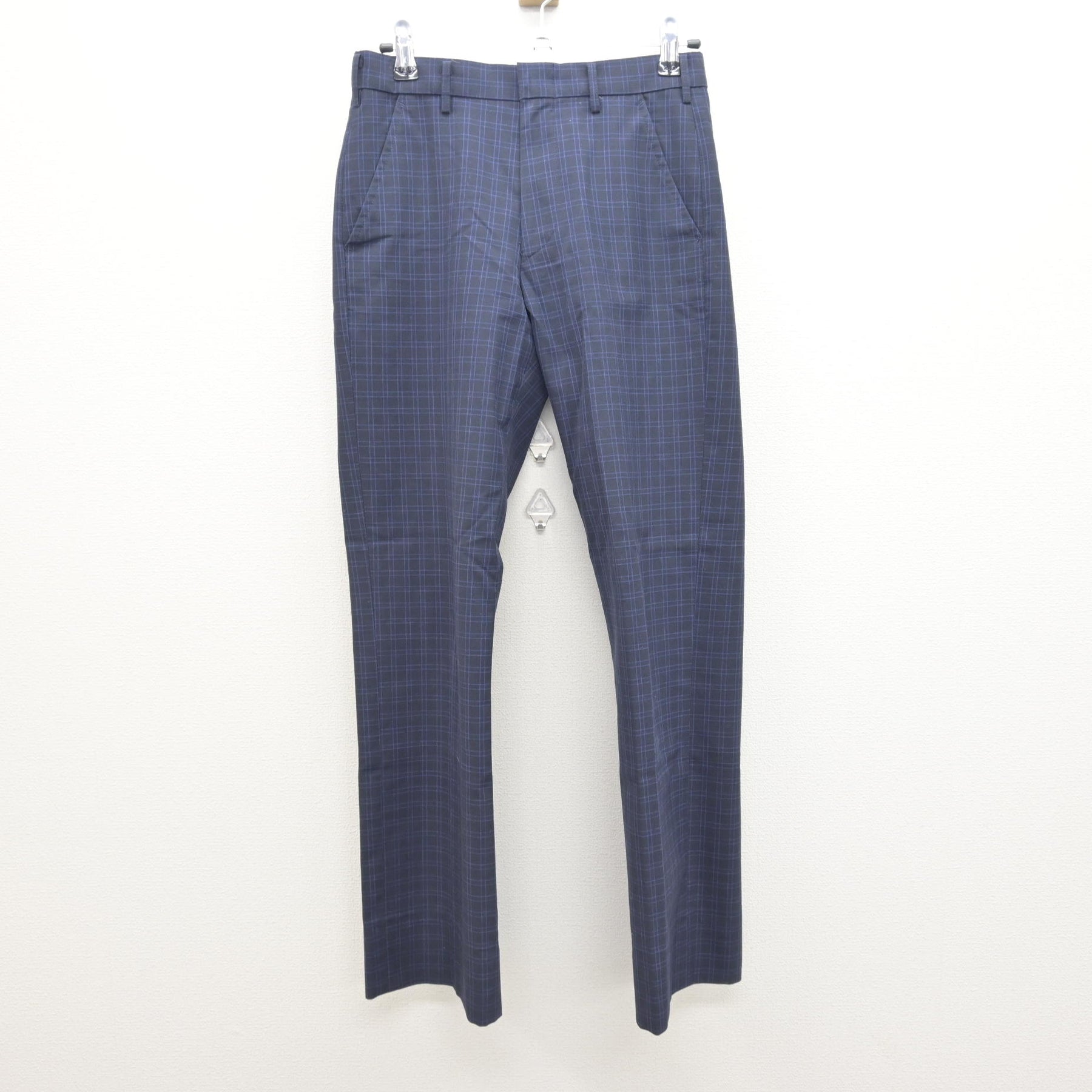 中古】福岡県 福岡市内中学標準服 男子制服 3点 (シャツ・ズボン