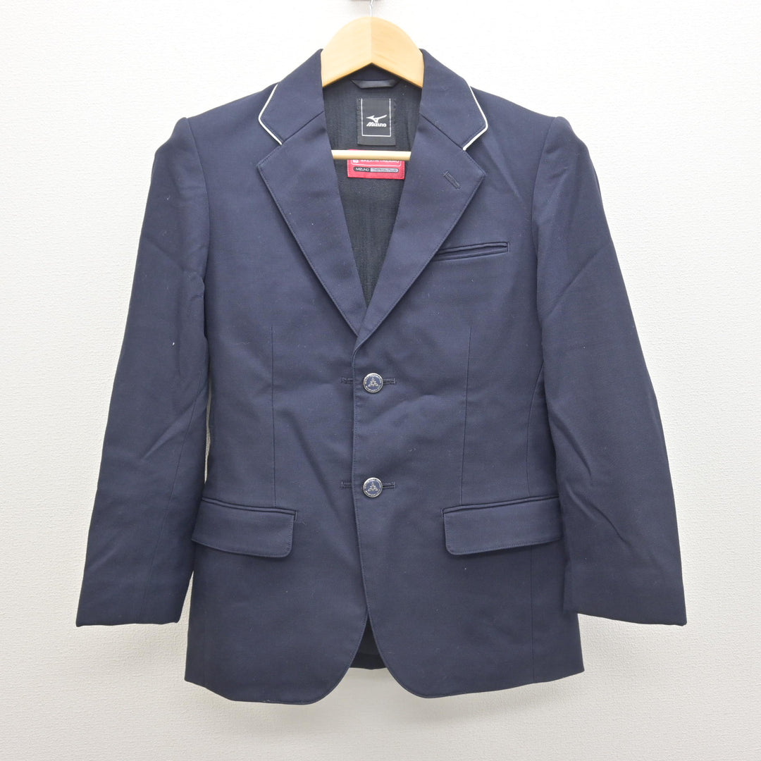 中古】福岡県 福岡市内中学標準服 男子制服 3点 (ブレザー・ズボン 