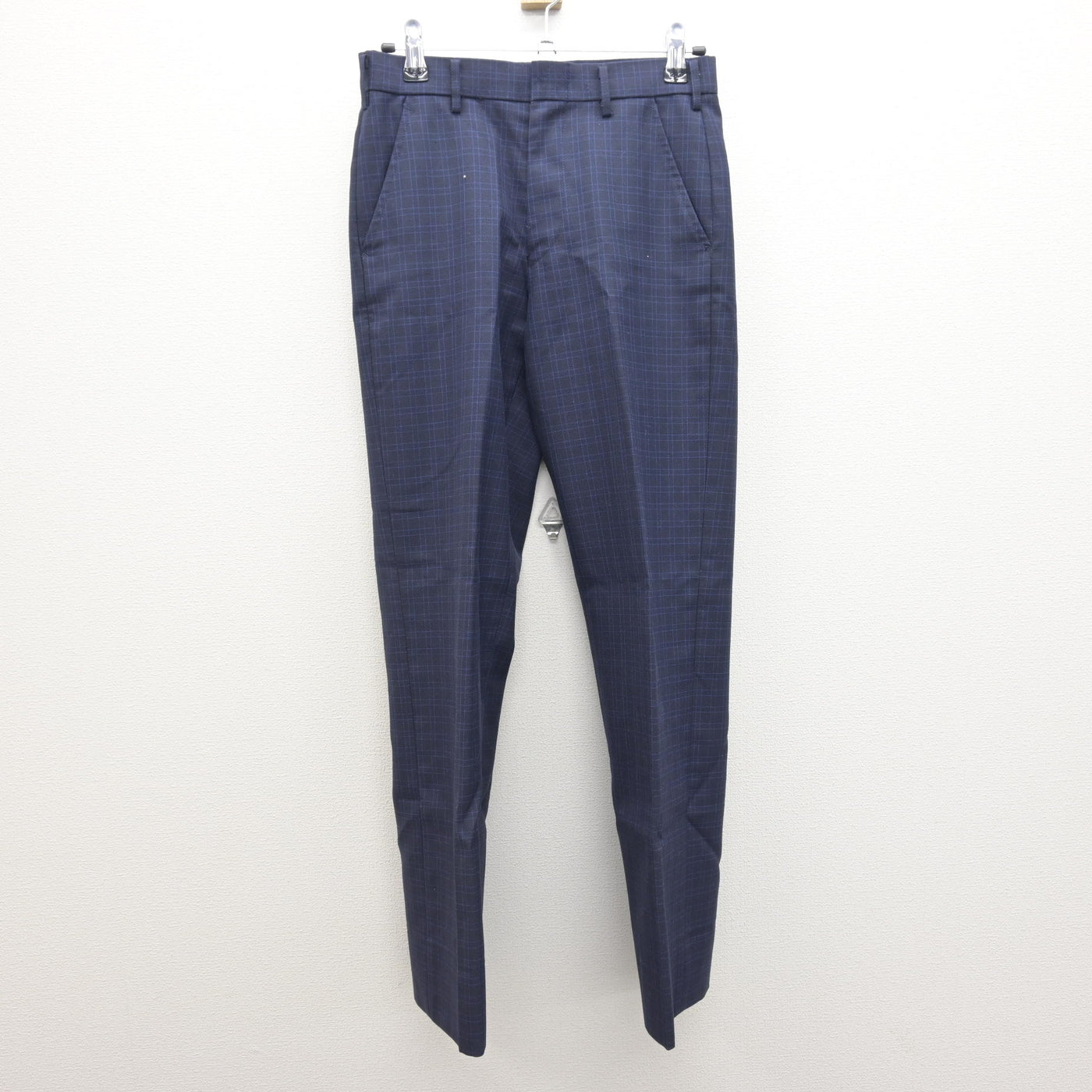中古】福岡県 福岡市内中学標準服 男子制服 3点 (ブレザー・ズボン 