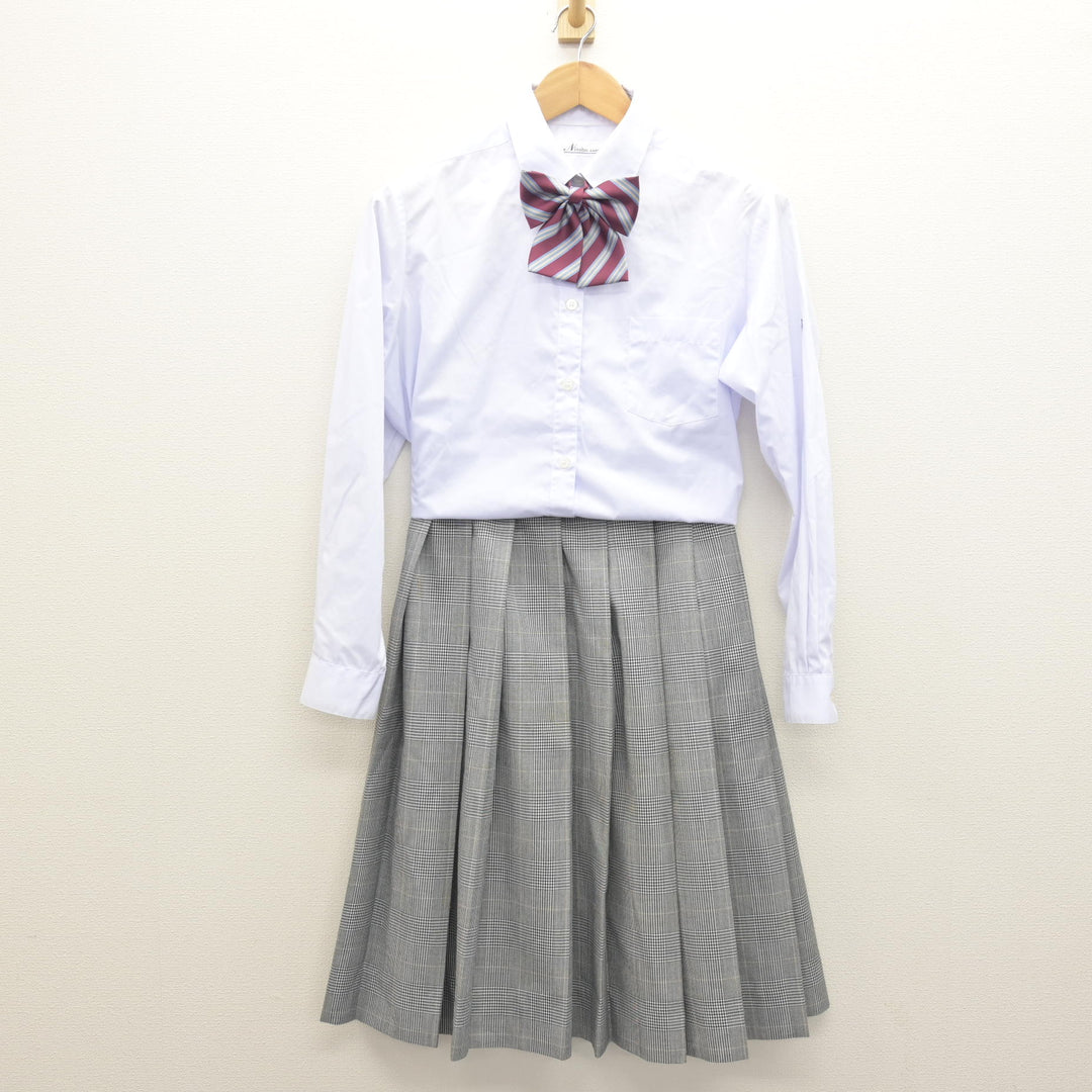 中古】鹿児島県 日章学園 鹿児島城西高等学校 女子制服 4点 (ブレザー