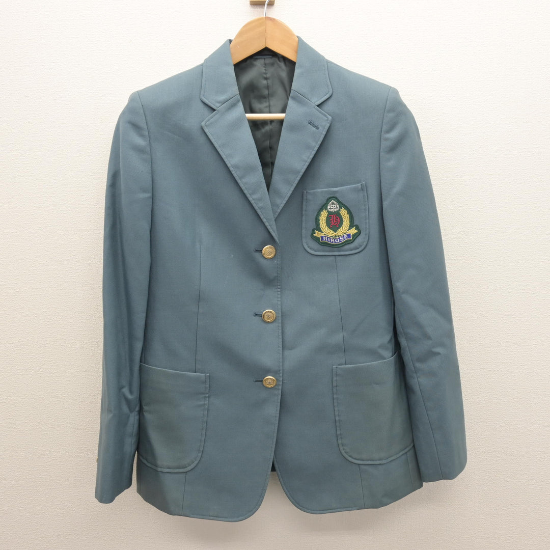 中古】宮城県 広瀬中学校 女子制服 3点 (ブレザー・スカート) sf126119