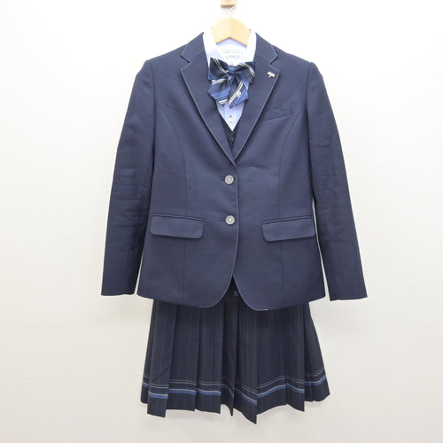 中古】大分県 大分東明高等学校 女子制服 2点 (ブレザー・スカート 