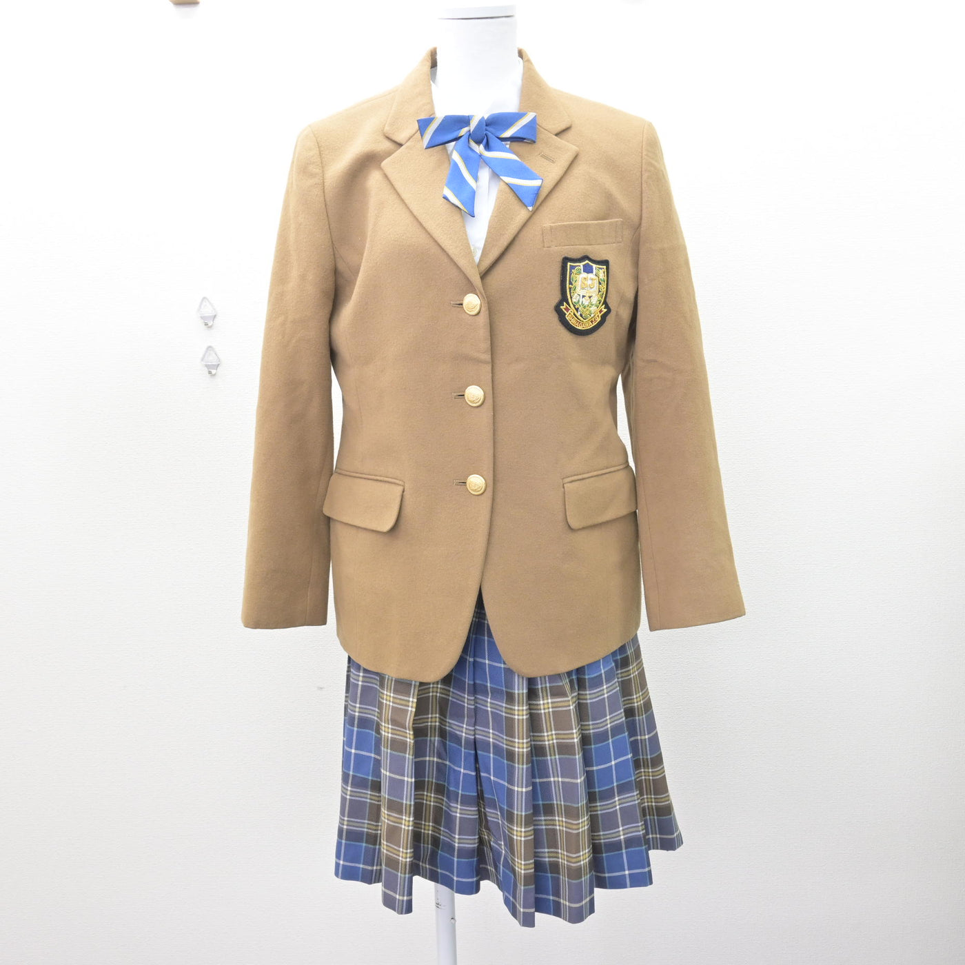 中古】東京都 品川女子学院中等部・高等部 女子制服 4点 (ブレザー