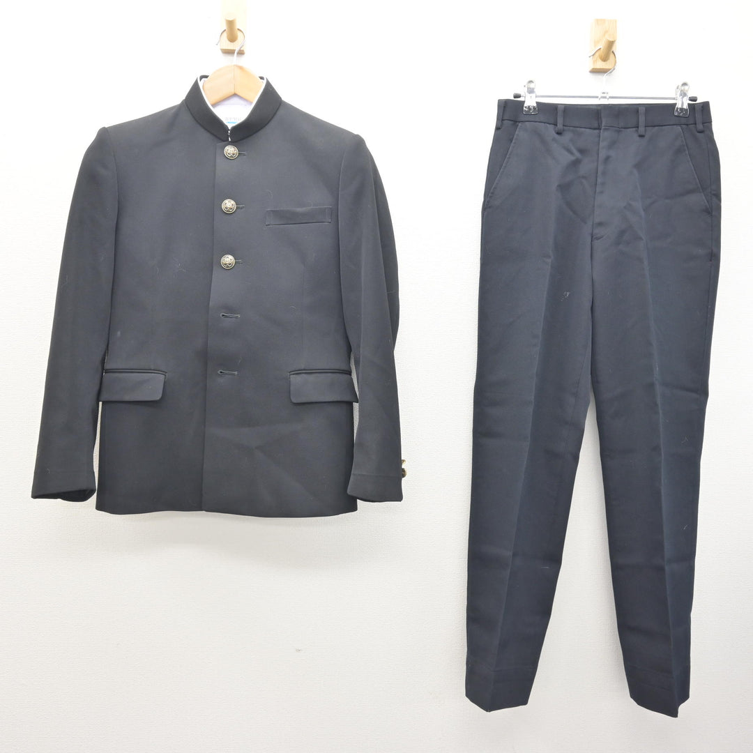 中古】愛知県 港南中学校 男子制服 3点 (学ラン・シャツ・ズボン