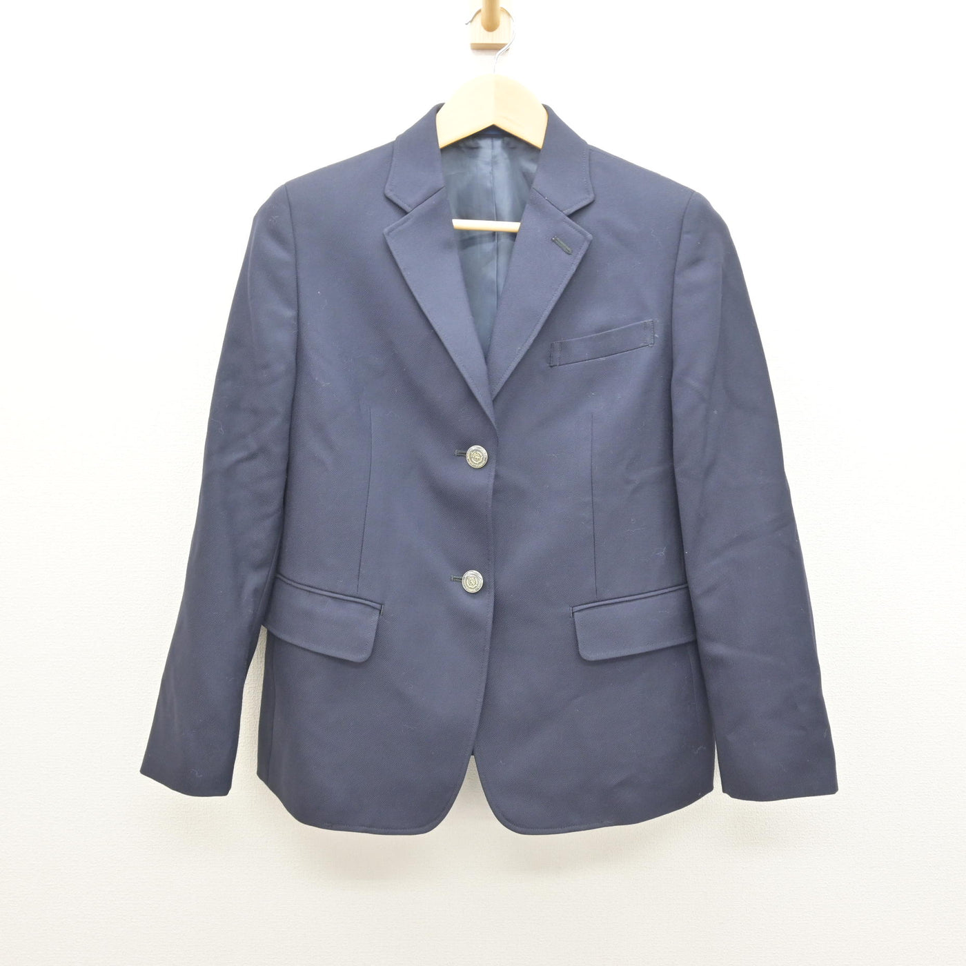 中古】 飛鳥未来きずな高等学校 女子制服 4点 (ブレザー・スカート 