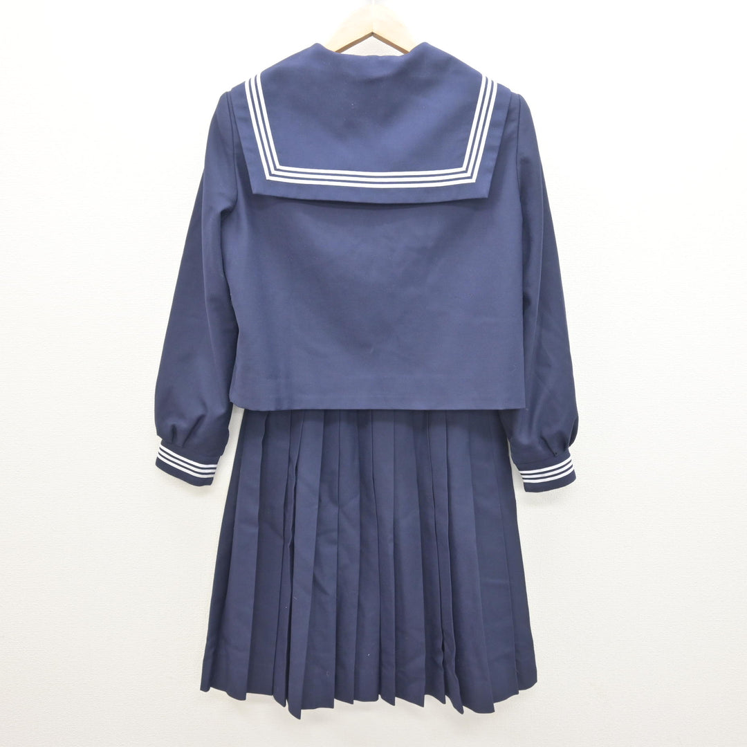 グラ  4点 中学 高校 セーラー服 中古】香川県 桜町中学校 女子制服 2点 (セーラー服・スカート