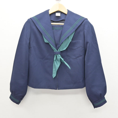 中古】熊本県 慶誠高等学校 女子制服 3点 (セーラー服) sf101313