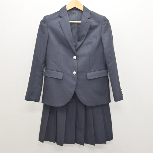 中古】北海道 平岡中央中学校 女子制服 4点 (ブレザー・ベスト
