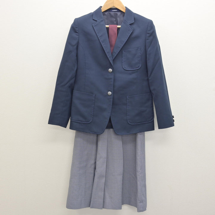 陵北中学校制服　1月中のお取引完了で22000円‼️ 中古】北海道 陵北中学校 女子制服 4点 (ブレザー・ベスト・スカート