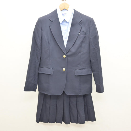 中古】大阪府 大阪ビジネスフロンティア高等学校 女子制服 4点
