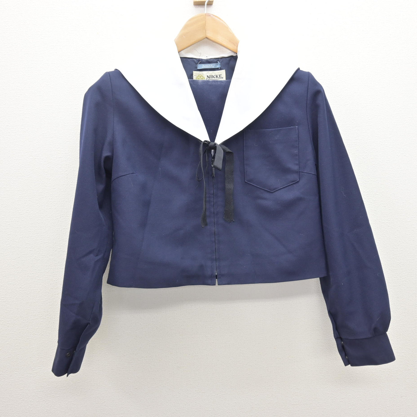 中古】愛知県 宮中学校 女子制服 3点 (セーラー服・スカート) sf126542