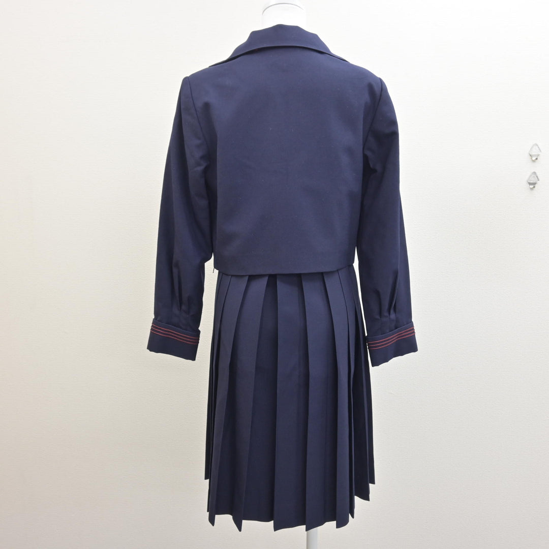 中古】熊本県 ルーテル学院高等学校 女子制服 4点 (セーラー服