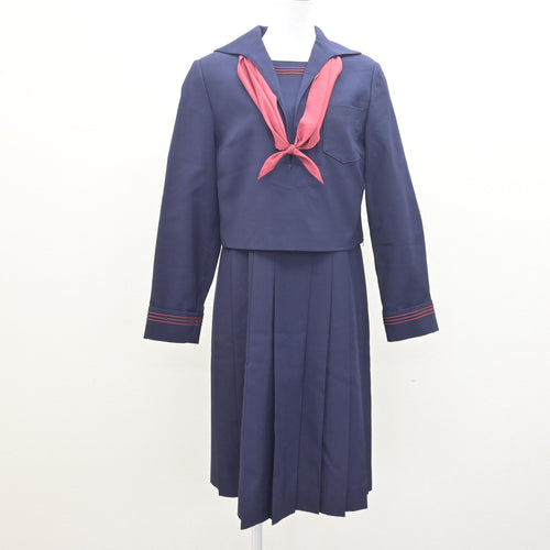 中古】東京都 東島根中学校 女子制服 3点 (ブレザー・スカート