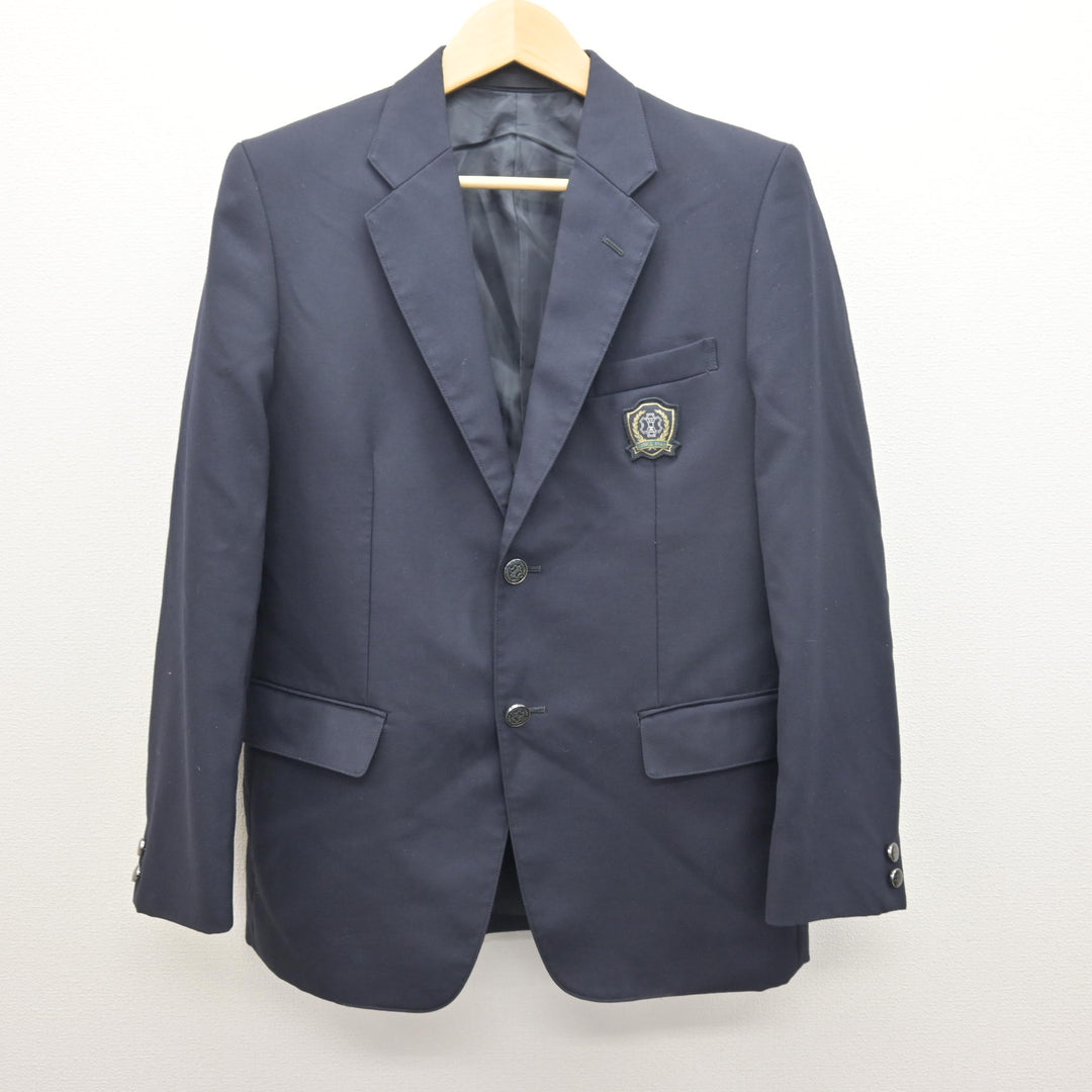 中古】千葉県 東総工業高等学校 男子制服 4点 (ブレザー・ズボン