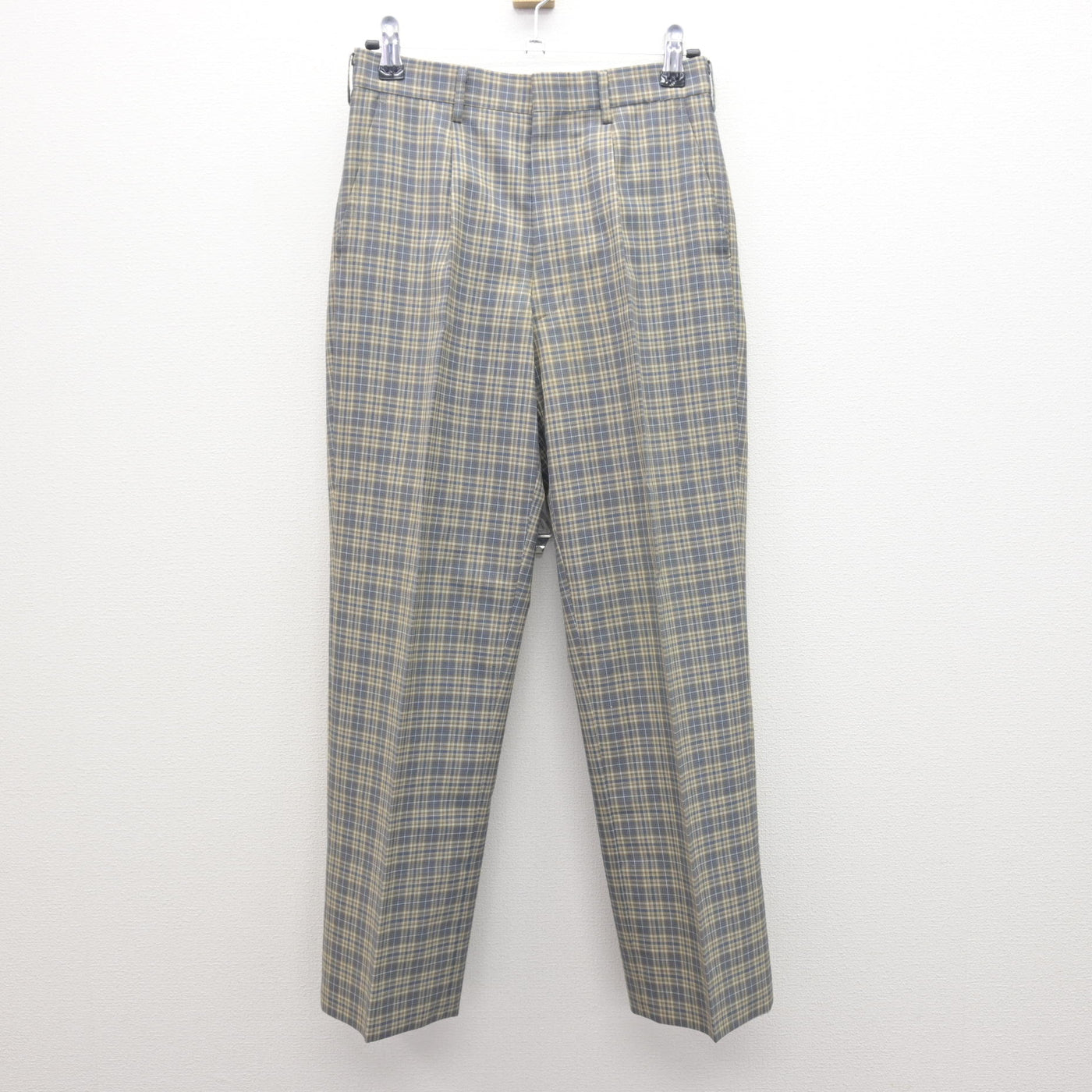 中古】三重県 高田学苑 高田中学校 男子制服 2点 (ニット・ズボン 
