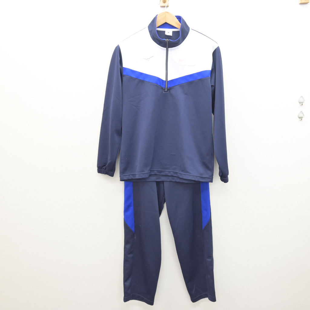 中古】滋賀県 野洲高等学校 女子制服 2点 (ジャージ 上・ジャージ 下