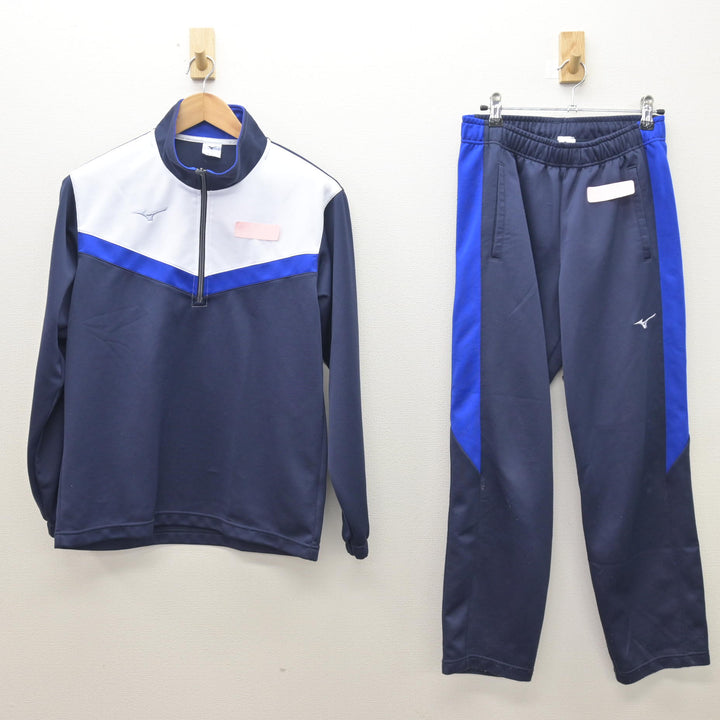 中古】滋賀県 野洲高等学校 女子制服 2点 (ジャージ 上・ジャージ 下