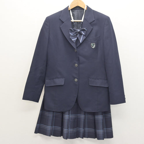 中古】岐阜県 県立岐阜商業高等学校 女子制服 3点 (ブレザー・シャツ