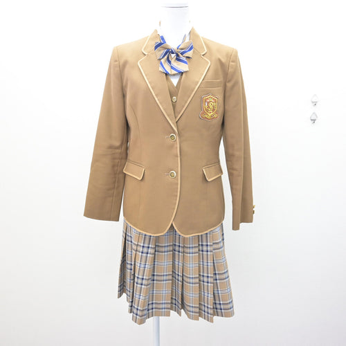 中古】愛知県 南陽高等学校 女子制服 5点 (ブレザー・ニット・スカート