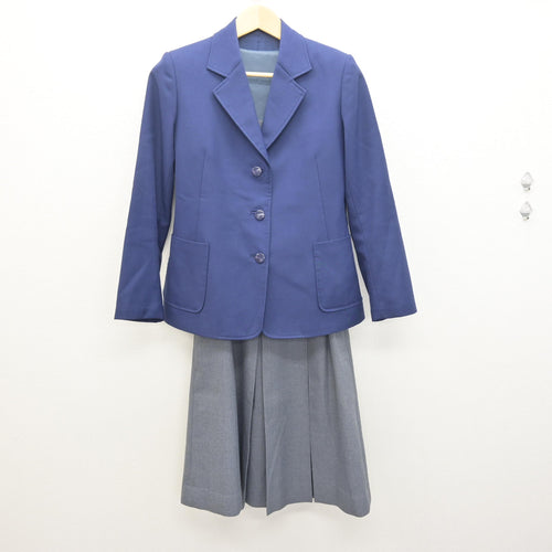 中古】福岡県 則松中学校 女子制服 2点 (セーラー服・ジャンパー